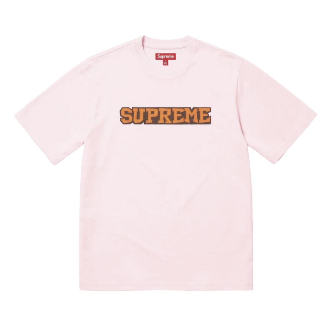 Supreme Satin Appliqué Tee (Pink)