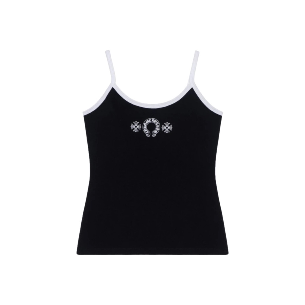 Chrome Hearts Black Horseshoe Logo Tank Top Dress