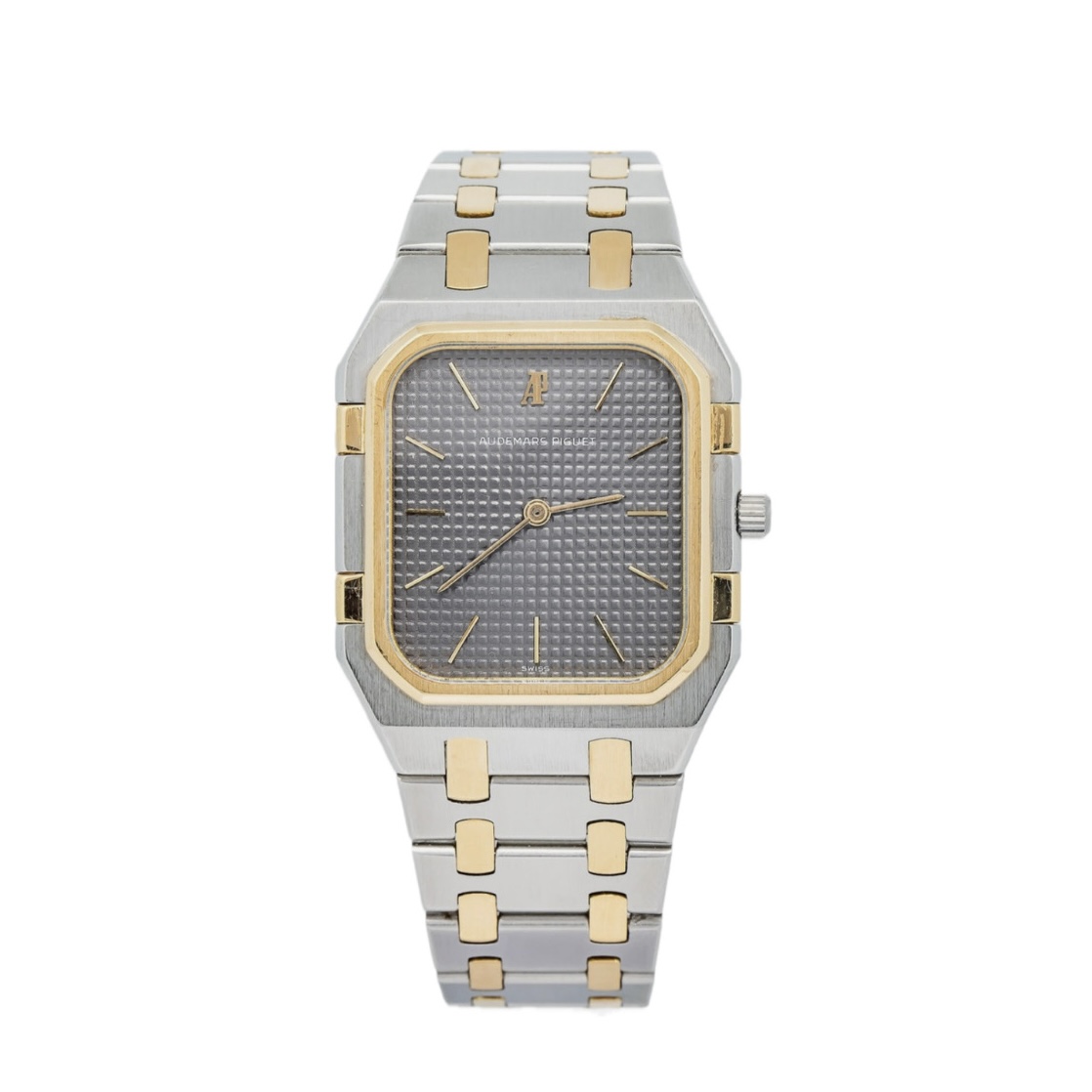 Audemars Piguet Royal Oak  Quartz 18K Two Tone YG Grey Dial Watch 32mm
