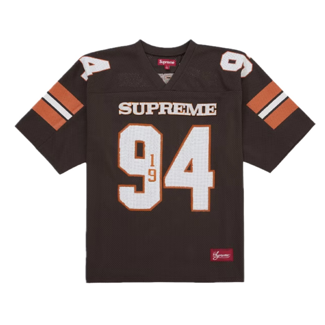 Superme Sequin Football Jersey (Brown)