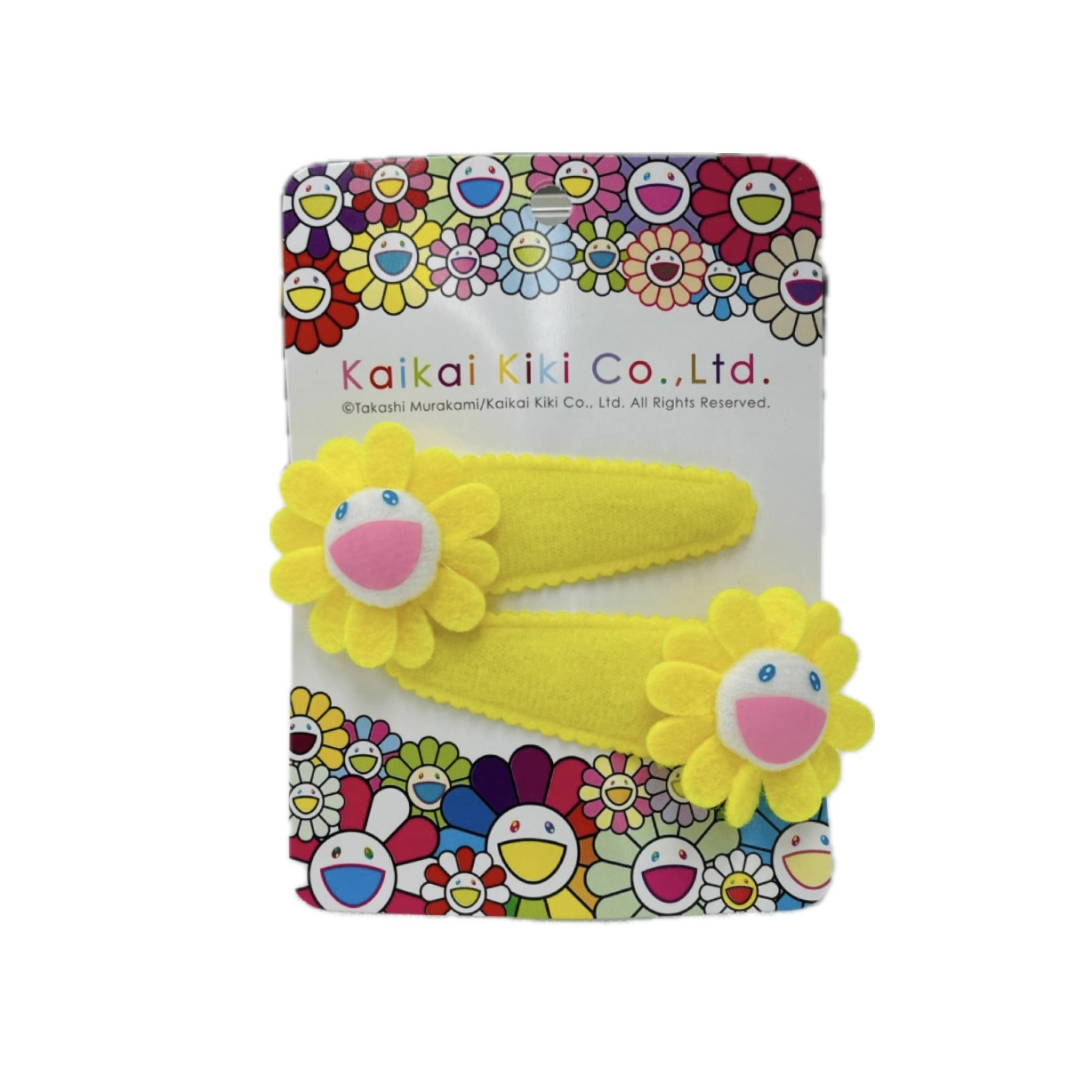 Takashi Murakami Flower HairPin (Yellow)