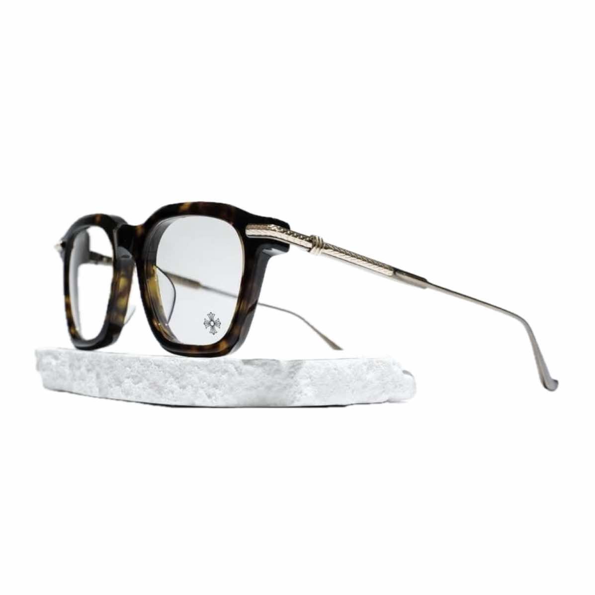 Chrome Hearts Cumption-A Wellington Brown x Gold Eyelass Frame