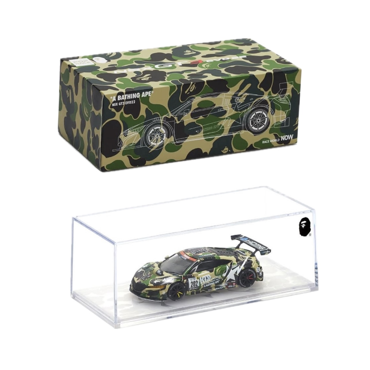A Bathing Ape X Poprace Honda NSX GT3