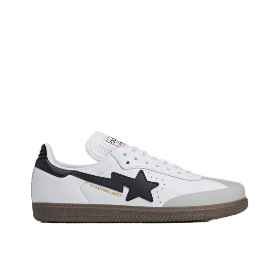 Adidas Samba X Bape White Black Gum