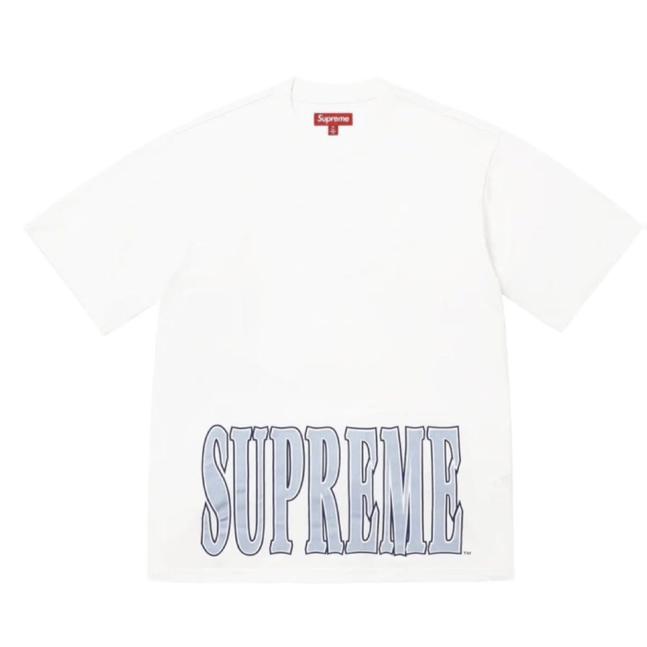 Supreme Cracked Stretch S/S Top (White)