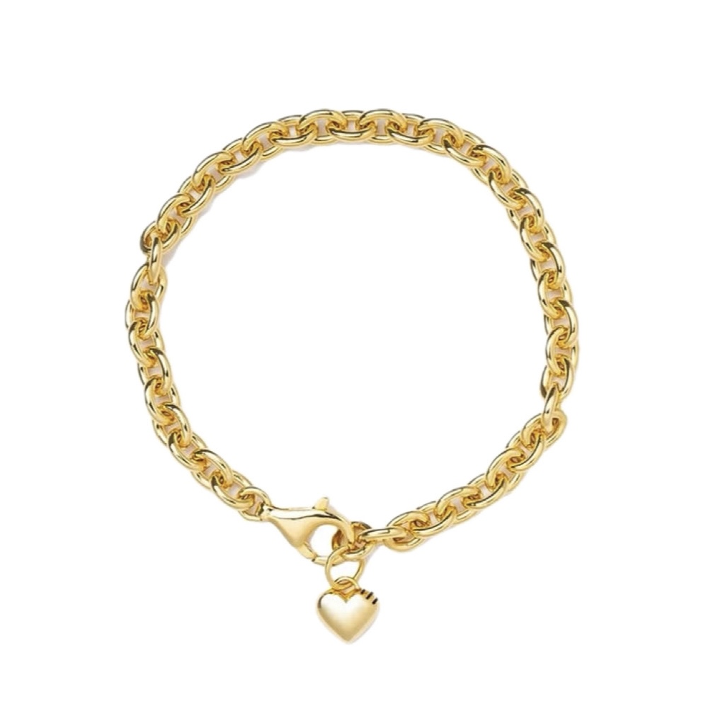 Human Made Heart Bracelet (Gold)