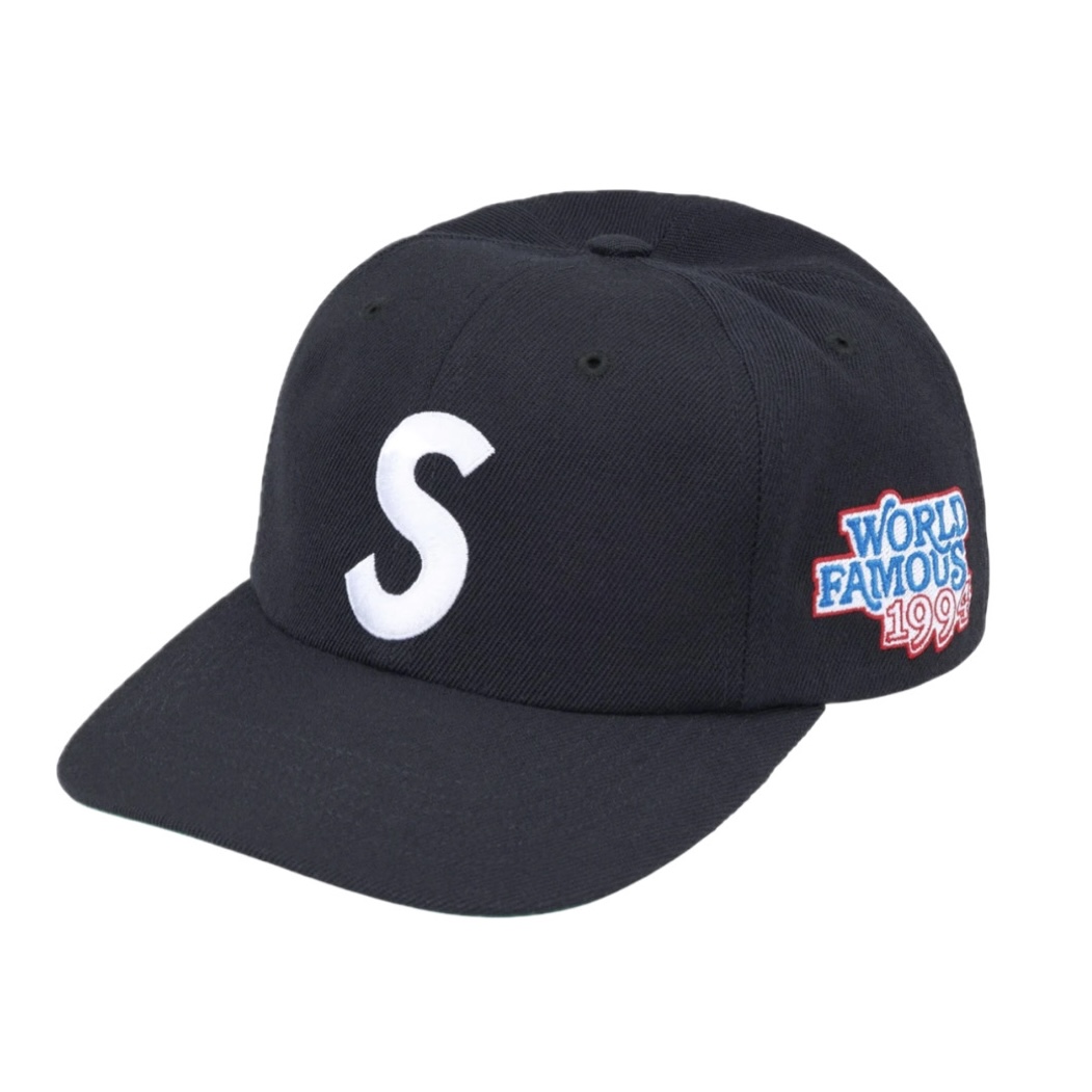 Supreme World Famous S Logo 6 - Panel (Navy)