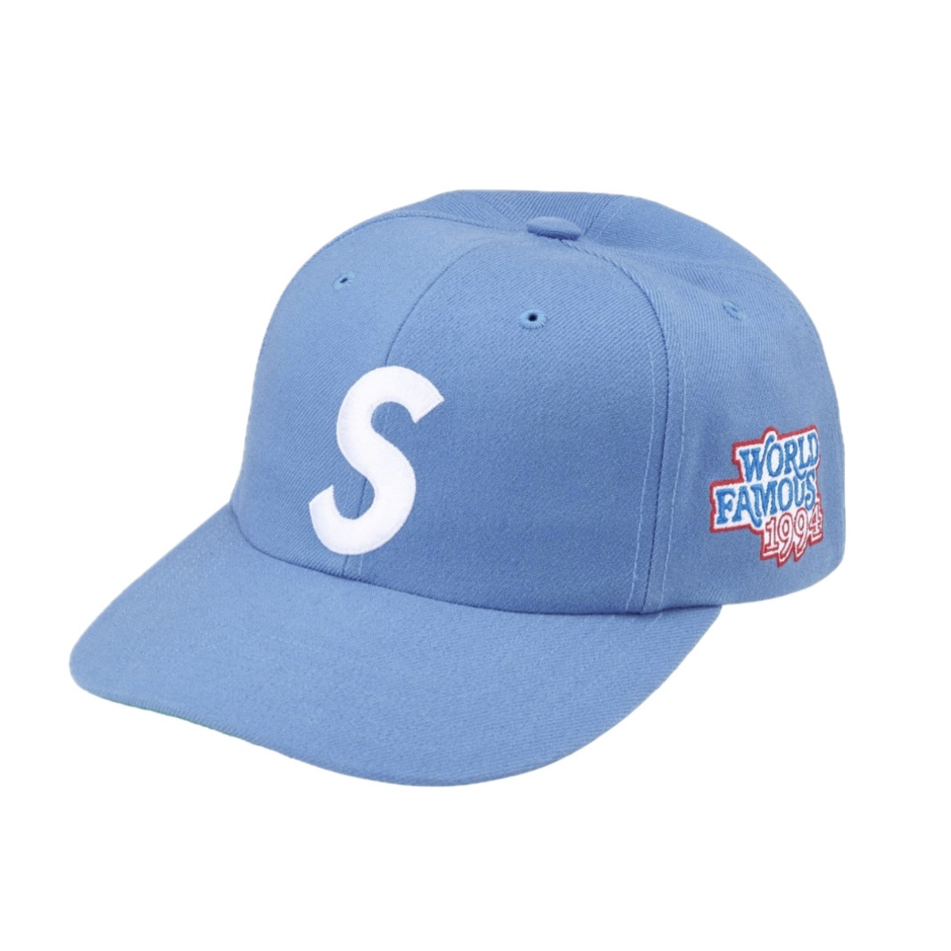 Supreme World Famous S Logo 6 - Panel (Light Blue)